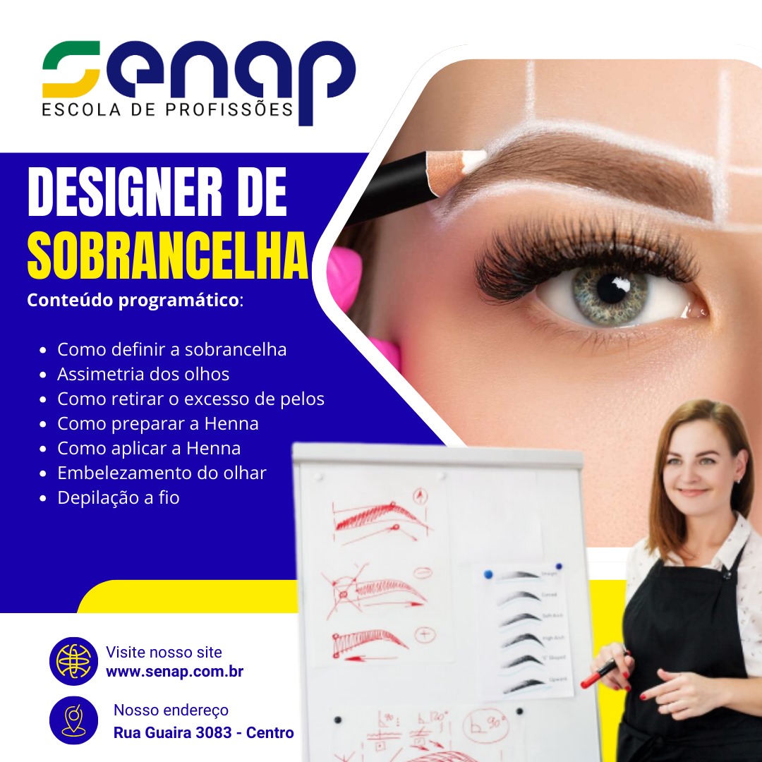 Design de Sobrancelha e Sobrancelha de Henna